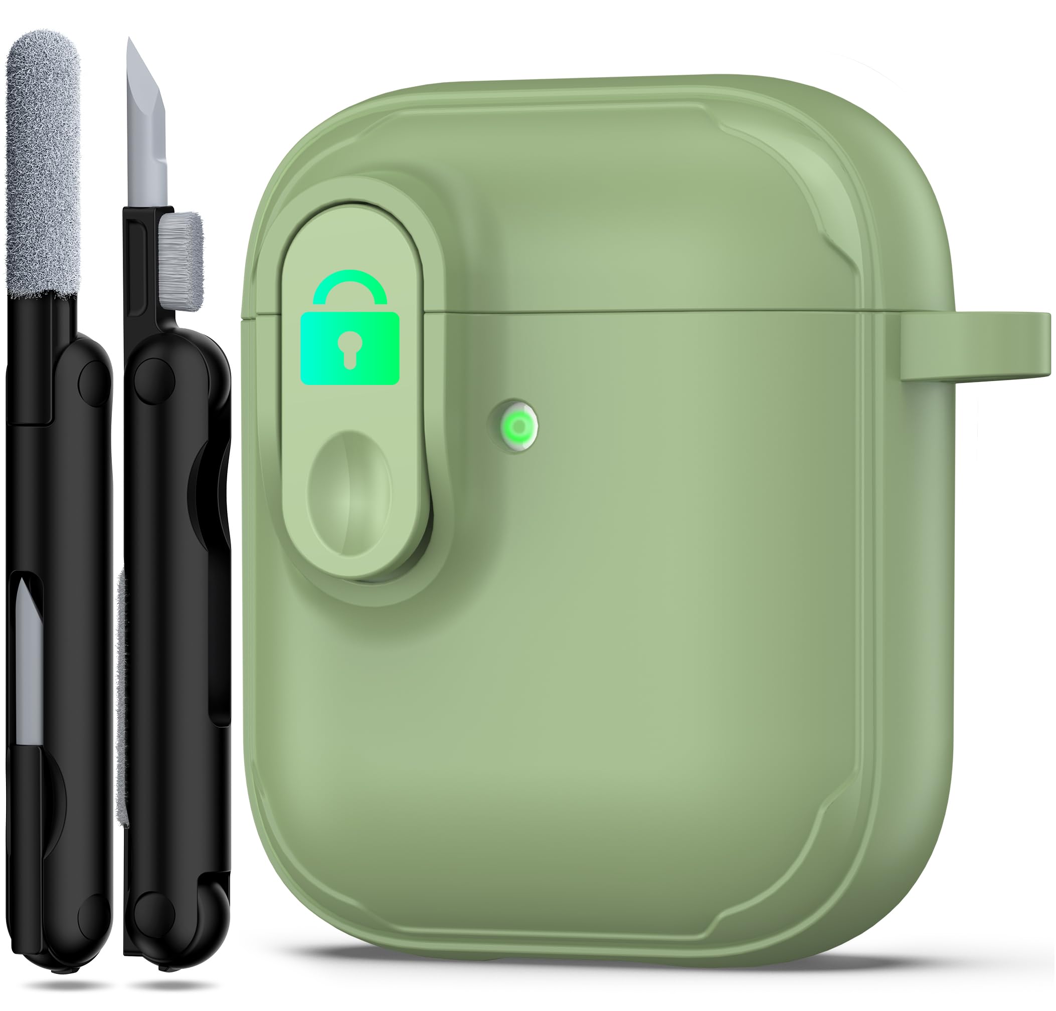 RFUNGUANGO Compatible with Airpods 2nd /1st Case,Automatic Pop-up with Safety Lock Clip, Full Body Shockproof Hard Case with Keychain Compatible with AirPods case,starry sky — view 57