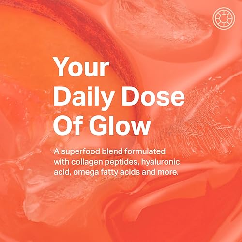 Miniatura 3 de Proper, The Corals Daily Glow Beauty Blend - Polvo de superalimento denso en nutrientes con péptidos de colágeno, polvo de ácido hialurónico,