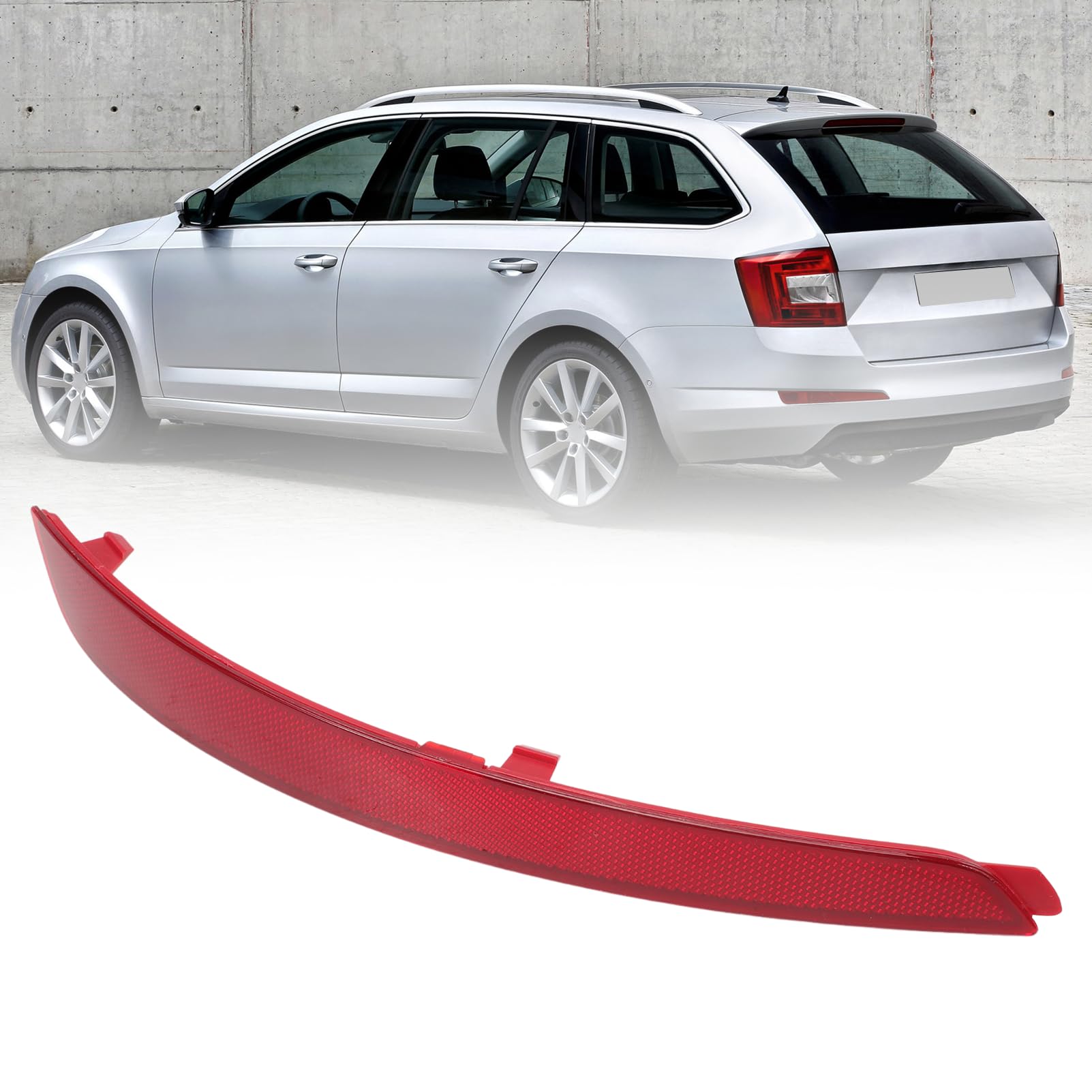 Taesayl Reflektor Auf Der Fahrerseite Kompatibel Mit Octavia III  