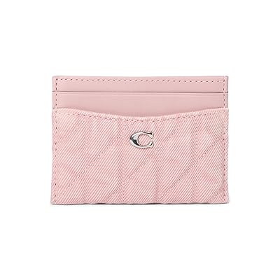 COACH Essential Card Case With Quilting Wallet Women