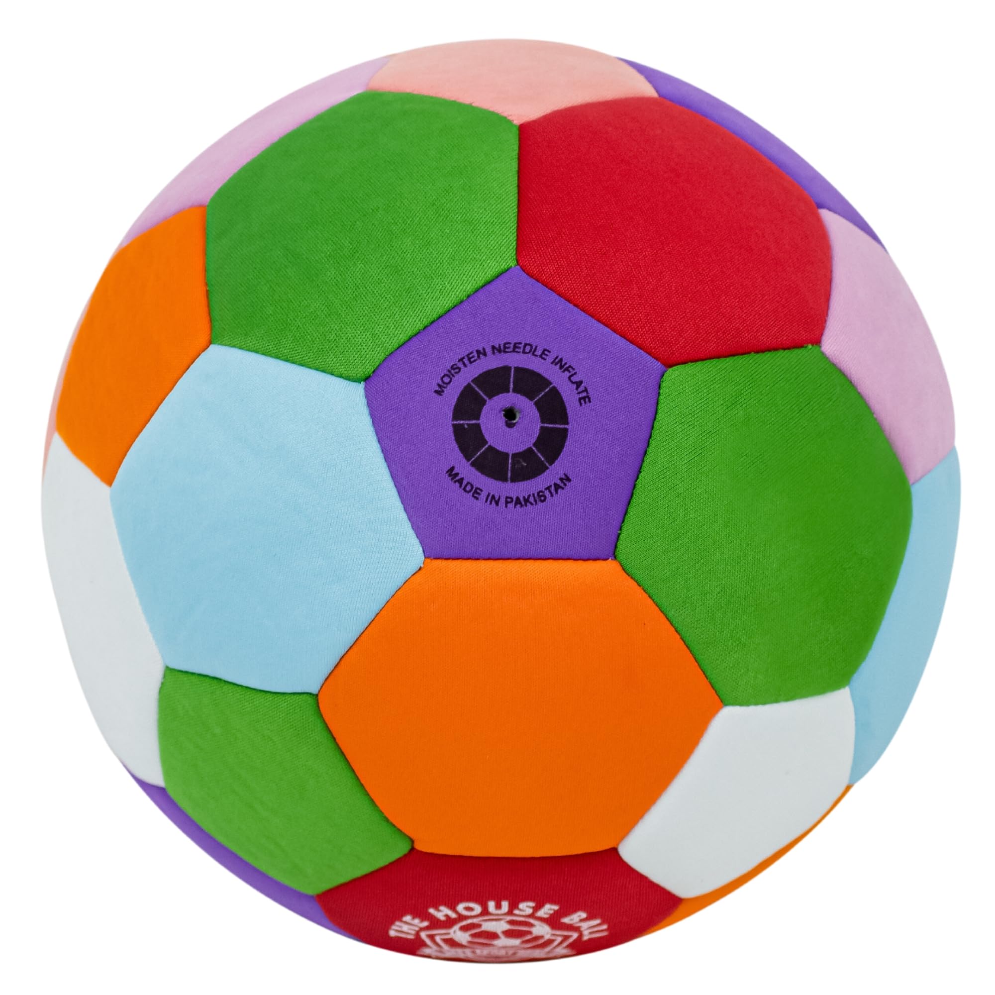 Safe Sport Gear The House Ball Le House Ball - El Balón de Fútbol de Interior Original, Suave y Seguro, Tamaño 4 - Diseñado para Jugar en Casa y en el Jardín Regalo Aficionados Balón Niños