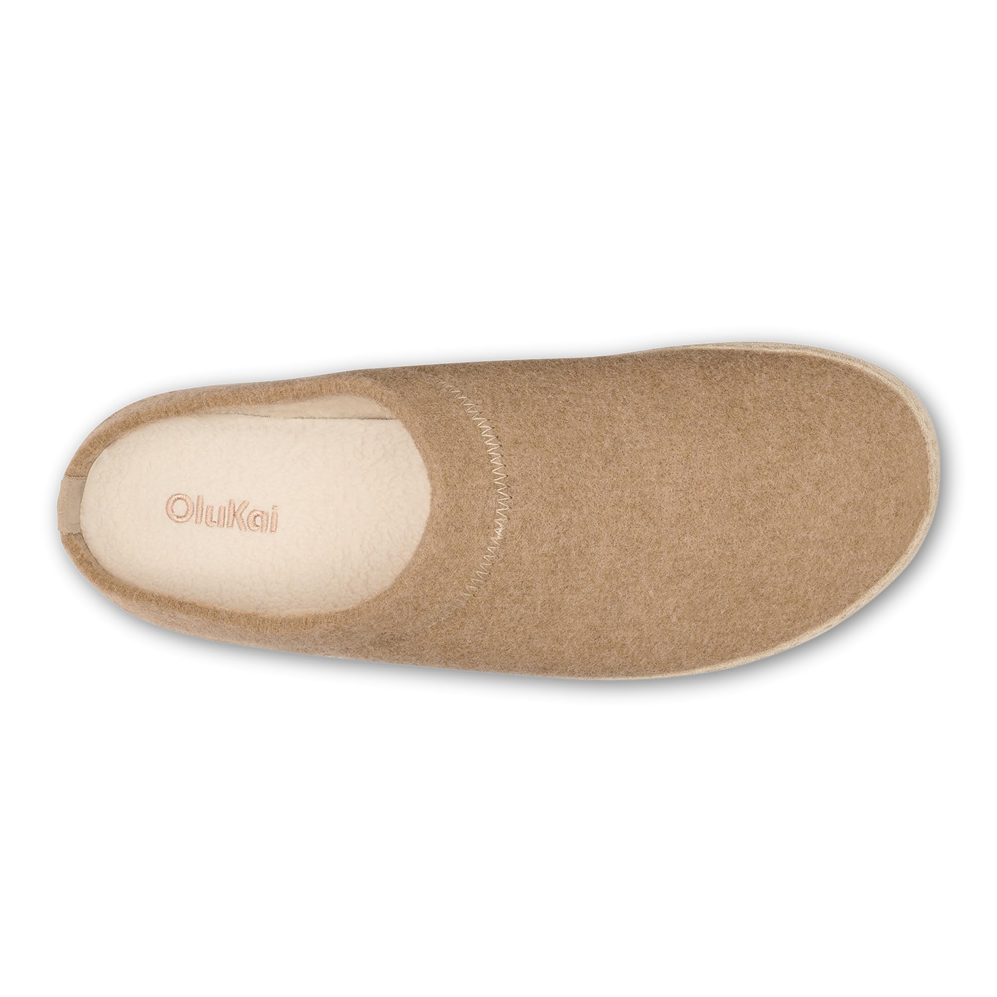 OLUKAI Hamani Hulu - Pantuflas de lana para hombre, suaves y cómodas con materiales de primera calidad, piel de oveja y fieltro italiano, para todo el día