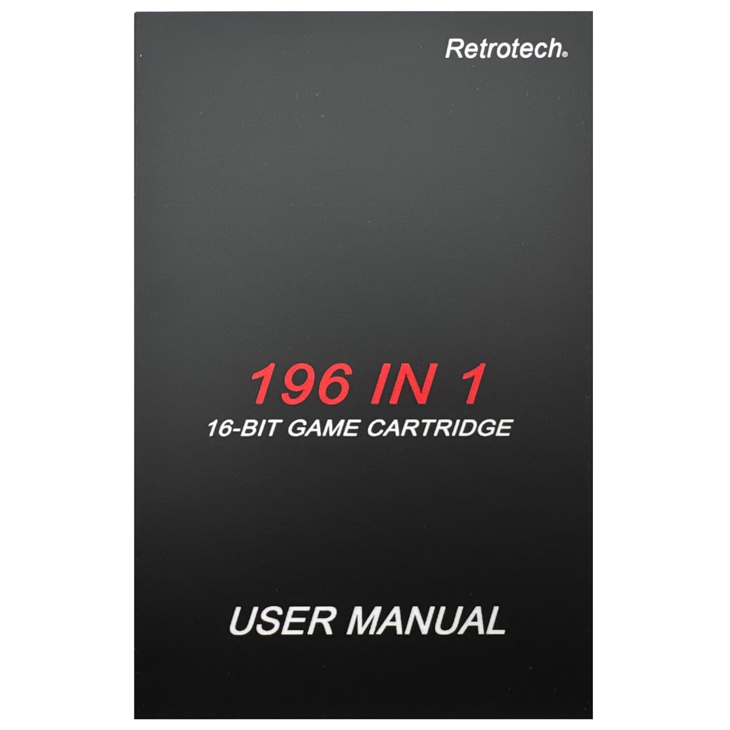 Retrotech 196 In 1 Multi Game Cartridge For Sega Genesis Console - Includes Retrotech Printed Instructions - Image 2