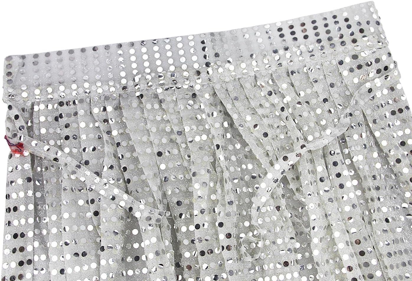 PURFUN Women Shiny Sequins Long Cloak Halloween Witch Costume Robe Christmas Cape - Image 8