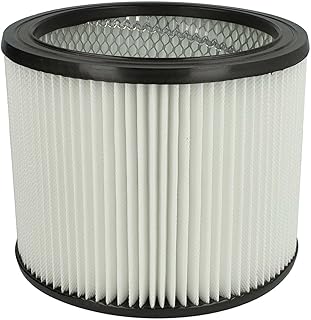 vhbw Faltenfilter kompatibel mit Arebos Industriestaubsauger 1600W Nass- und Trockensauger - Filter, Patronenfilter