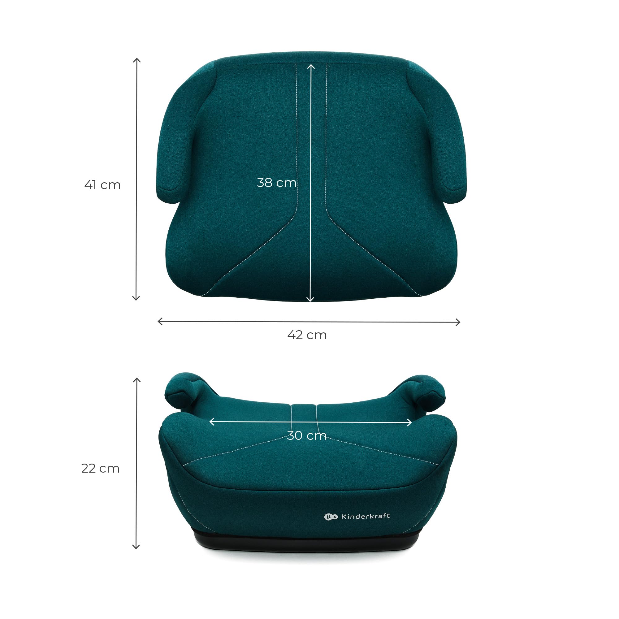 Kinderkraft I-BOOST 2 I-SIZE Siège Auto Rehausseur 125-150 cm 6-12 Ans Vert