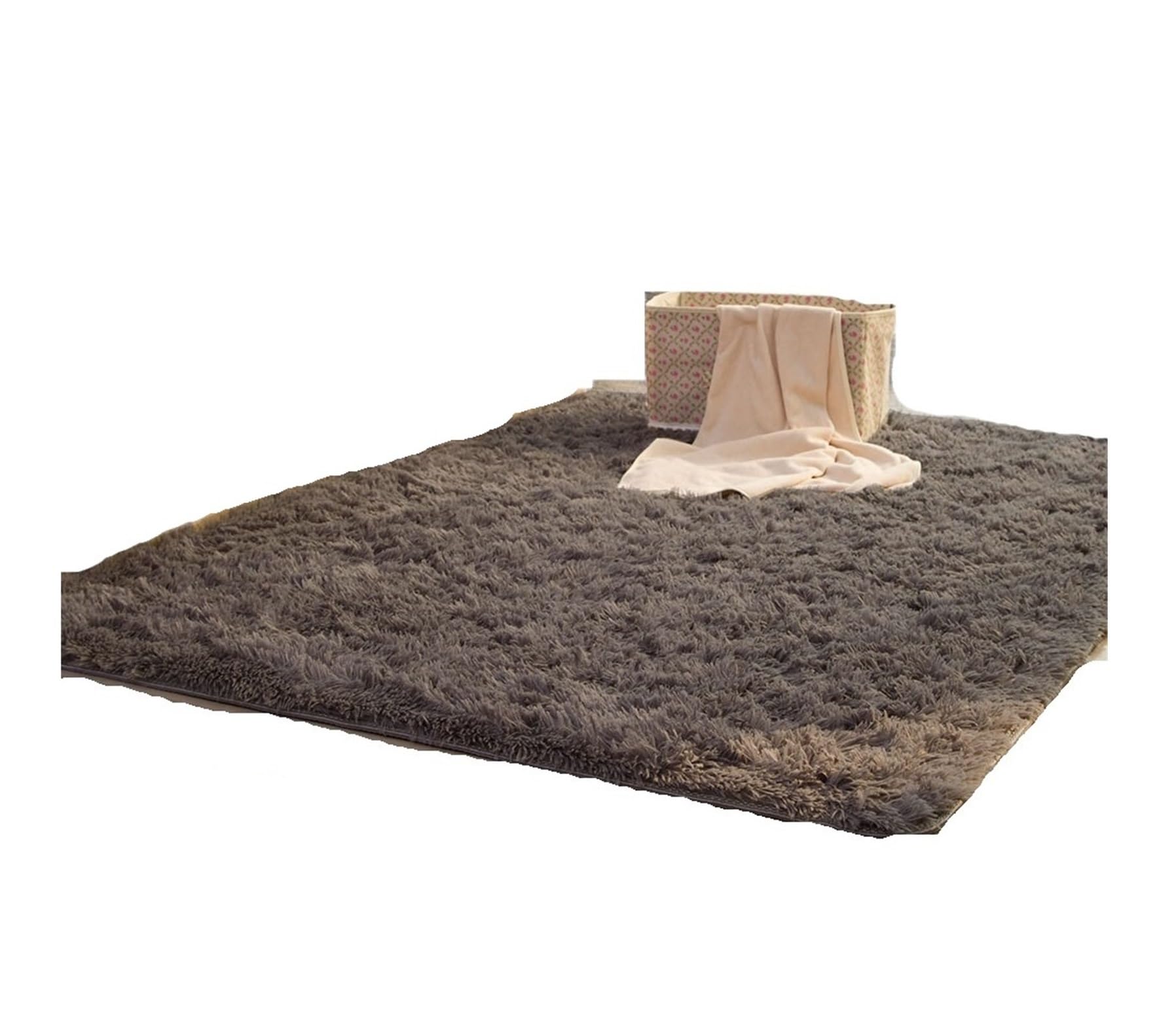 Tapis de chevet anti-froid au réveil avec peluche douce 80x160 cm