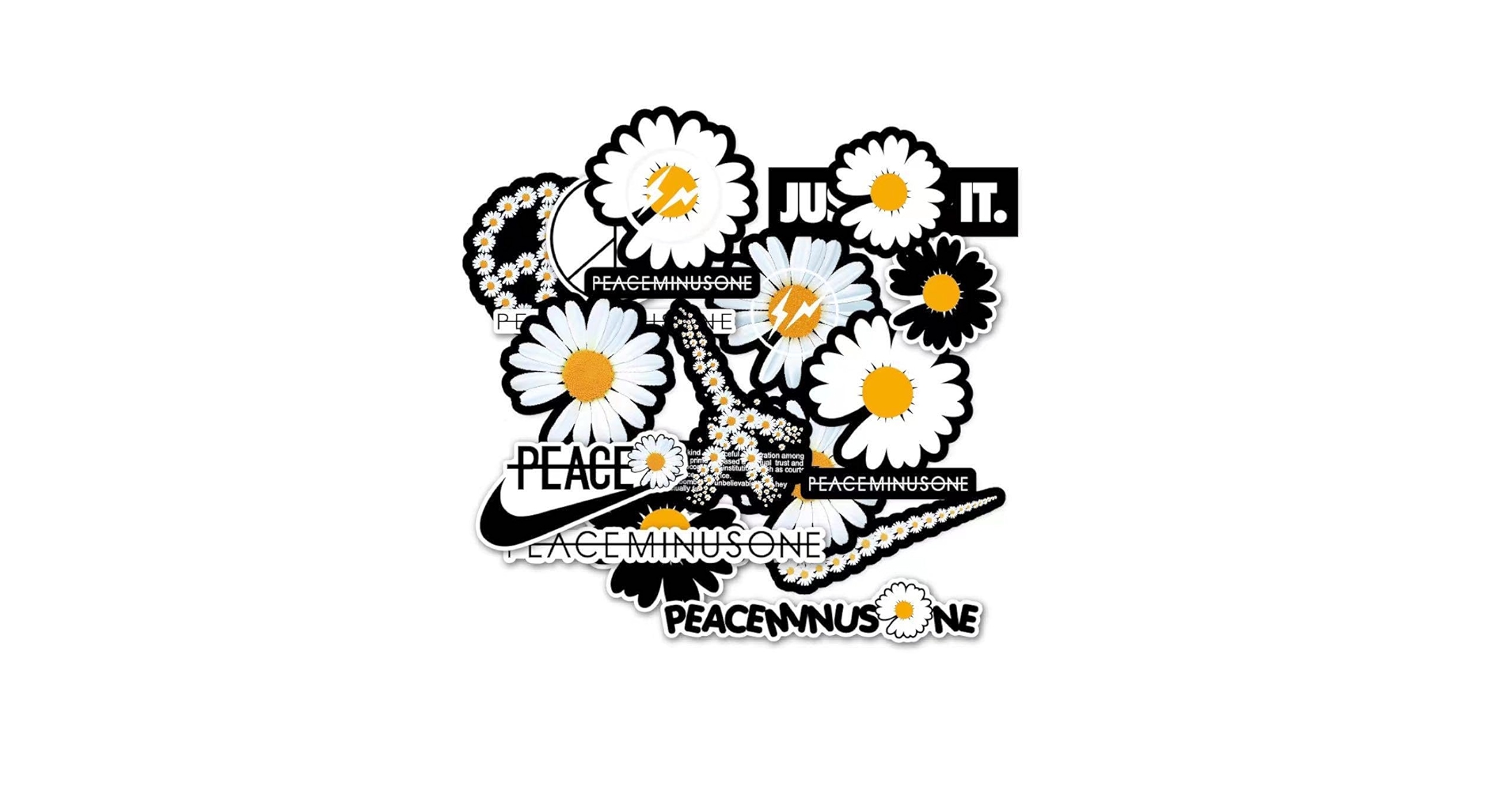 Amazon.co.jp: PEACEMINUSONEステッカーセット 中 : おもちゃ