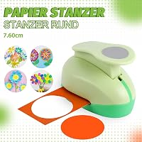 UCEC Nagy Kör Lyukasztó 7,6 cm (3 inch) - Papír Kivágó Eszköz Kézműveskedéshez, DIY Kártyákhoz, Scrapbookingho 6