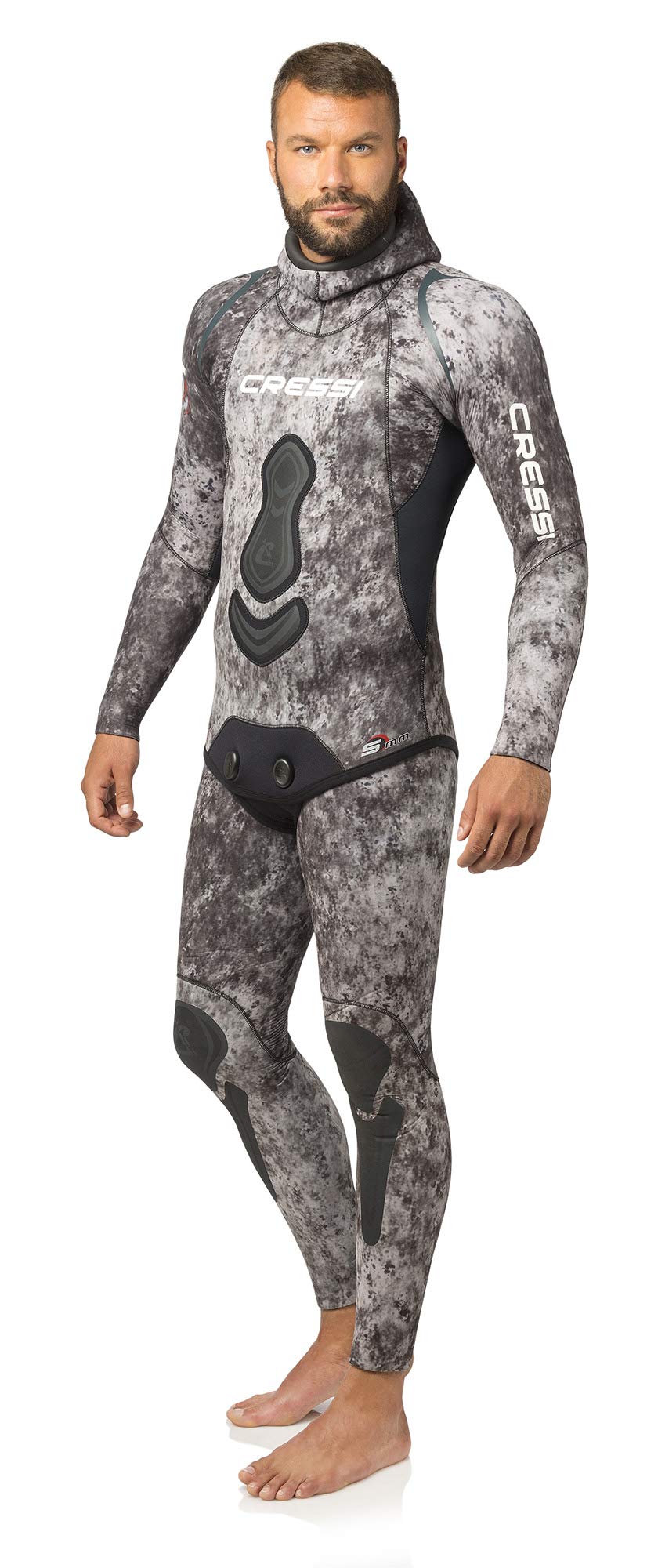 Cressi Apnea Men Complete Wetsuit 5mm Traje Profesional de Apnea y Pesca, Hombre