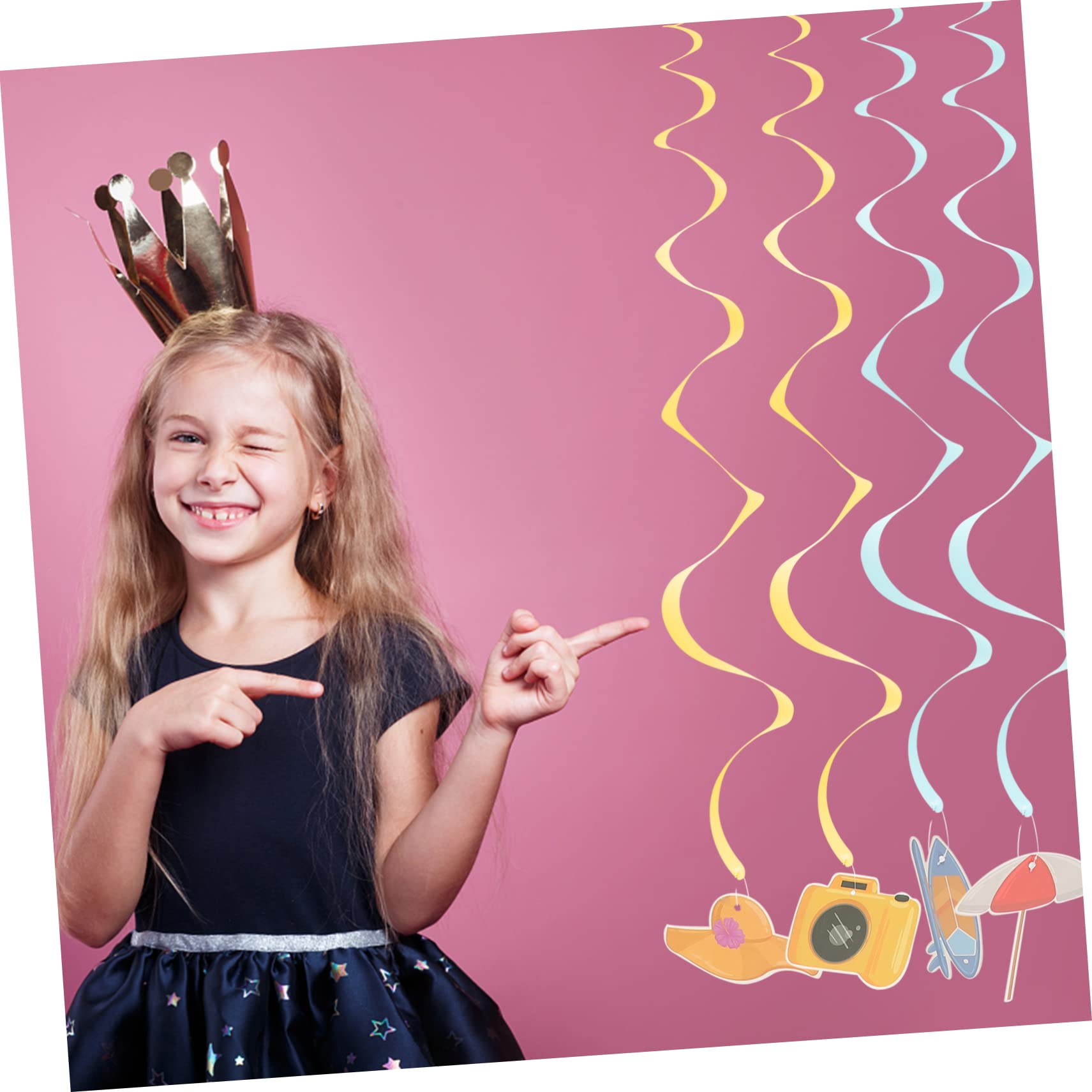 MAGICLULU 4 Set di Decorazioni per Feste Luau Decorazioni da Appendere Bomboniere per Feste in Spiaggia Bomboniere per Feste in Piscina