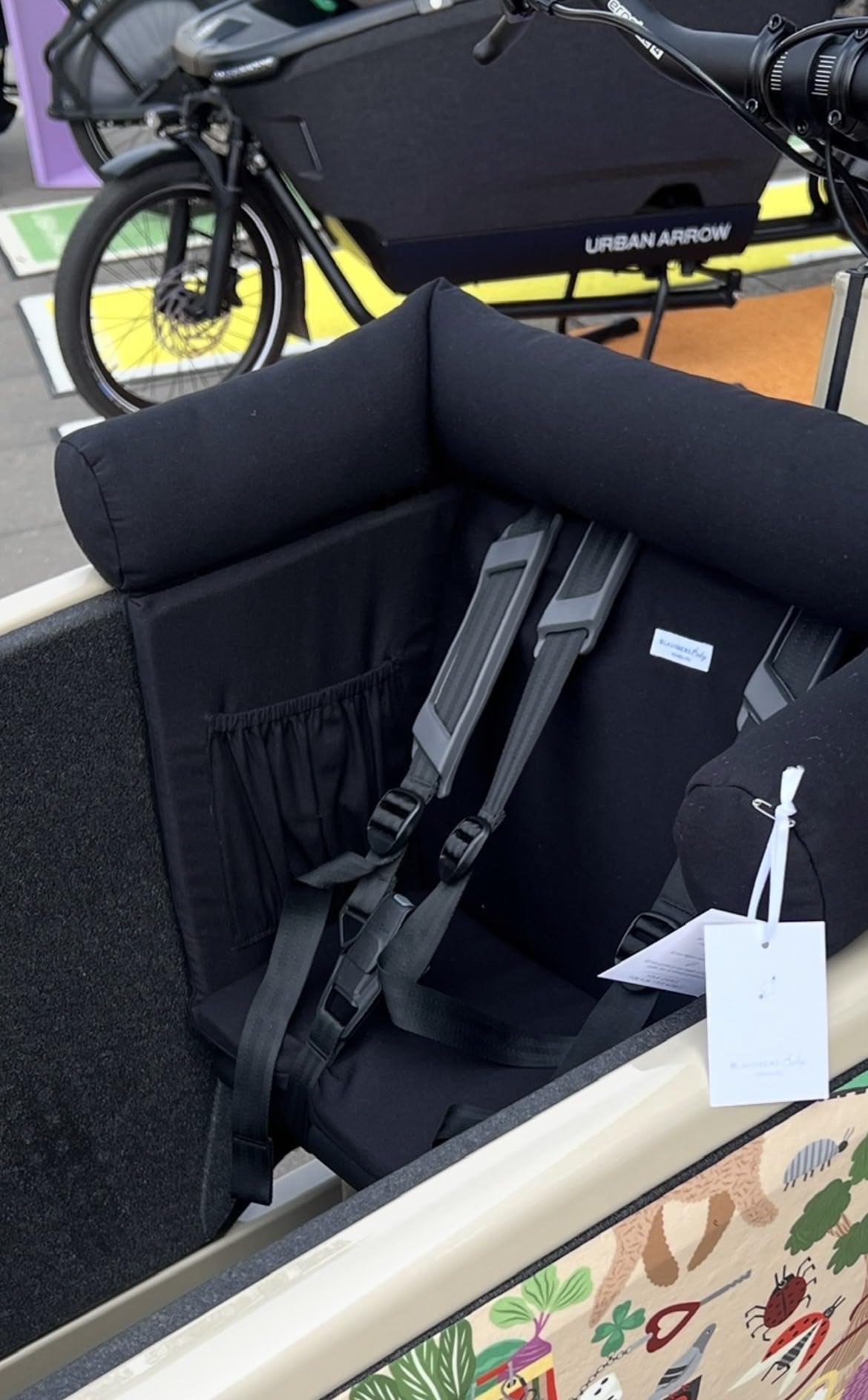Blausberg Baby - Lastenrad Kissen für Urban Arrow Family & Family Next Sitzkissen, Zubehör, Kinderkissen, Wetterfestes Sitzpolsten