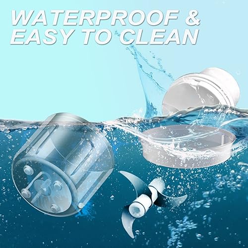 Miniatura 7 de Picadora eléctrica de ajo de 8.5 fl oz, mini picadora portátil de verduras, molinillo de ajo, triturador de cebolla, licuadora a verduras,