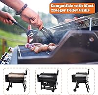 Vista 5 de Kit de bujes de motor de barrena de encendido directo de 17 pulgadas, repuesto para la mayoría de las parrillas de pellets Traeger