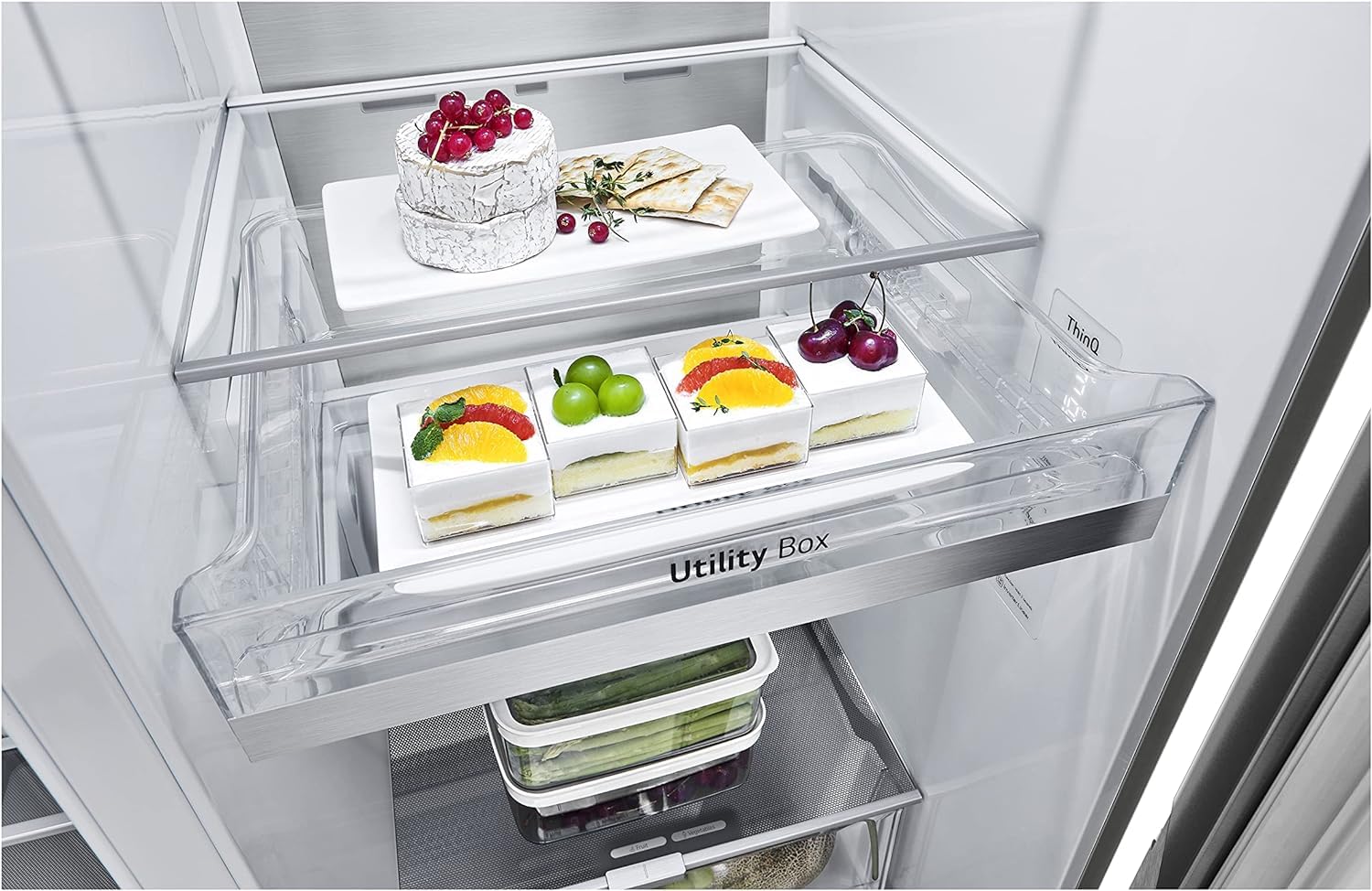 LG GSLV90PZAD Frigorifero Americano 635 Litri Clase Energetica D No Frost Silver