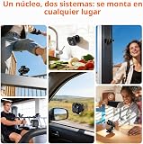 AMAZEAR 2-in-1 Quick Mount for Insta360 GO Ultra Accessories, Metal Bracket Insta 360 Magnetic and Suction Cup Adapter Holder with Super-Strong Magnets, Seamless, Compact, Lightweight, Black - 4