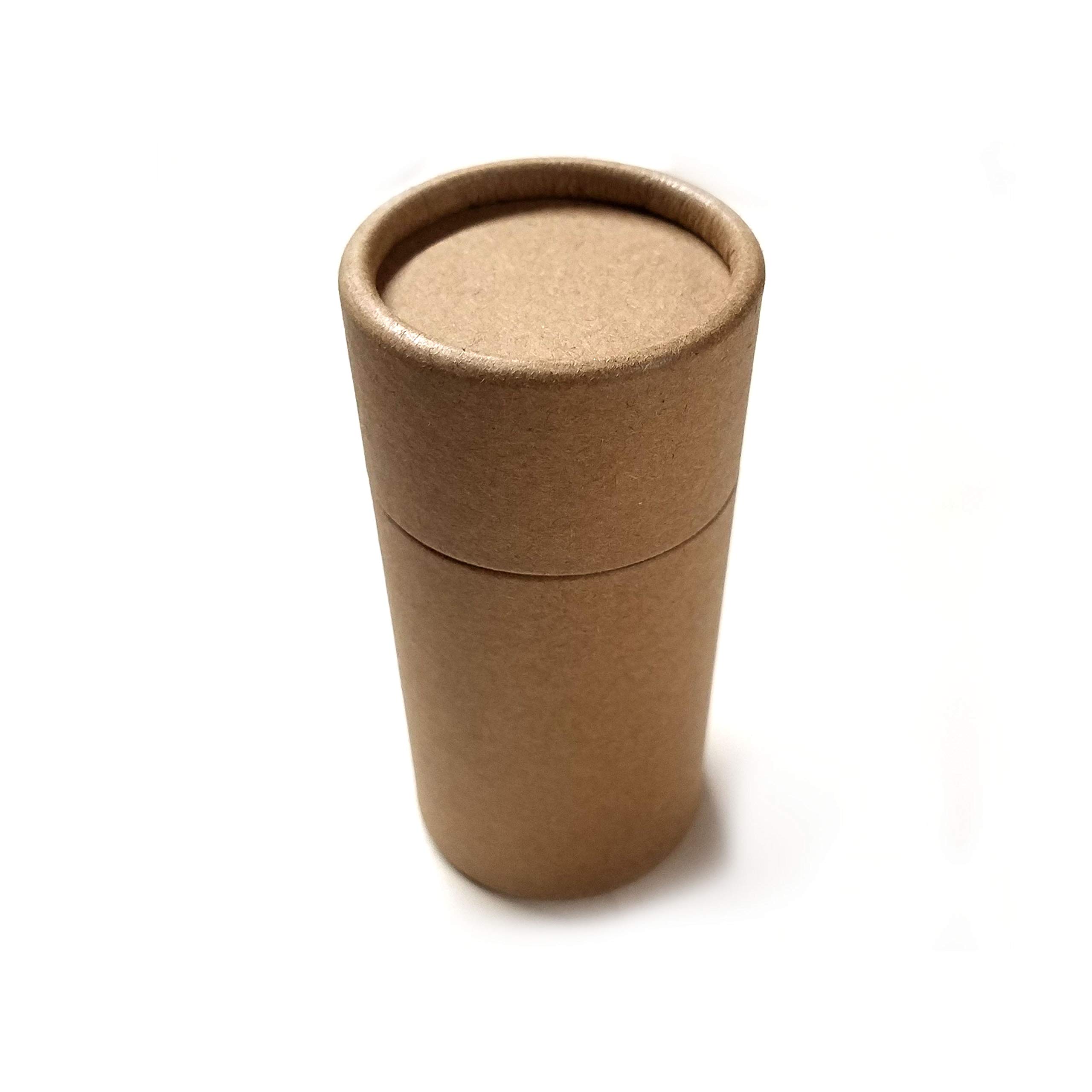 Empty Cardboard Deodorant Containers - Push-up style, top-fill, reusable and biodegradable 3.0 oz (32-Pack)