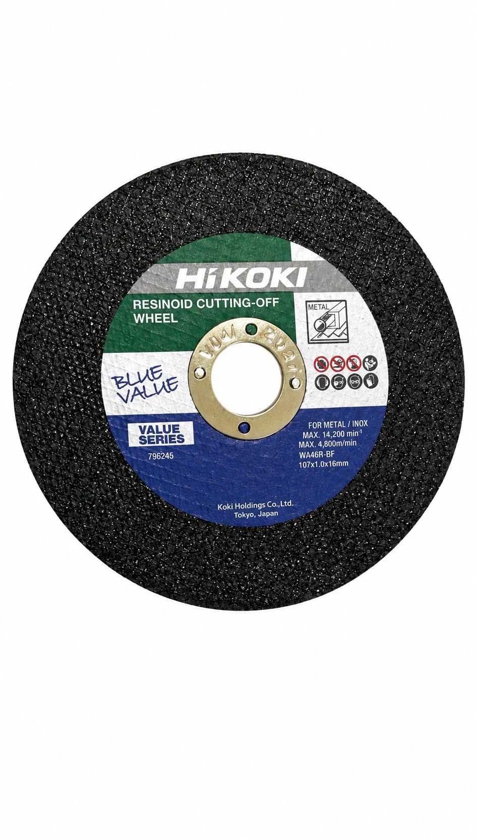 HIKOKI 4 inch Cutting Wheel for Metal107x1.0x16mm Used in Angle Grinder Pack of 20 Pcs-image-47