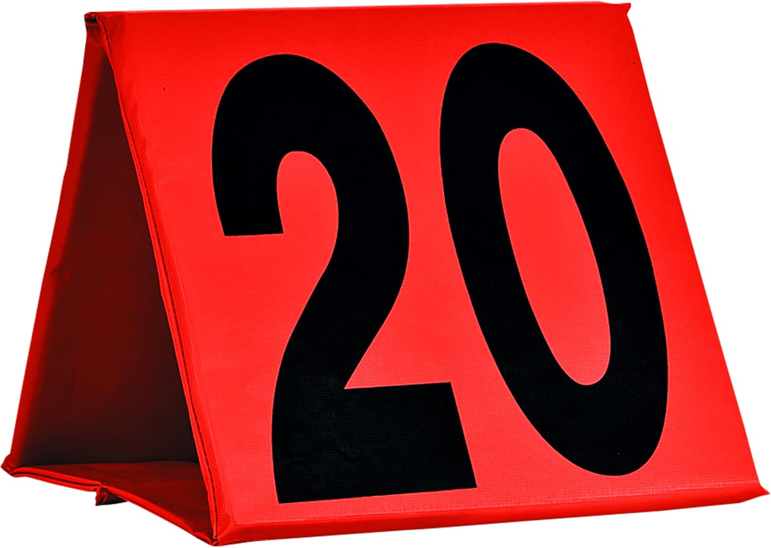 CHAMPRO Non-Weighted Football Yard Markers - 13" x 13", Colors May Vary