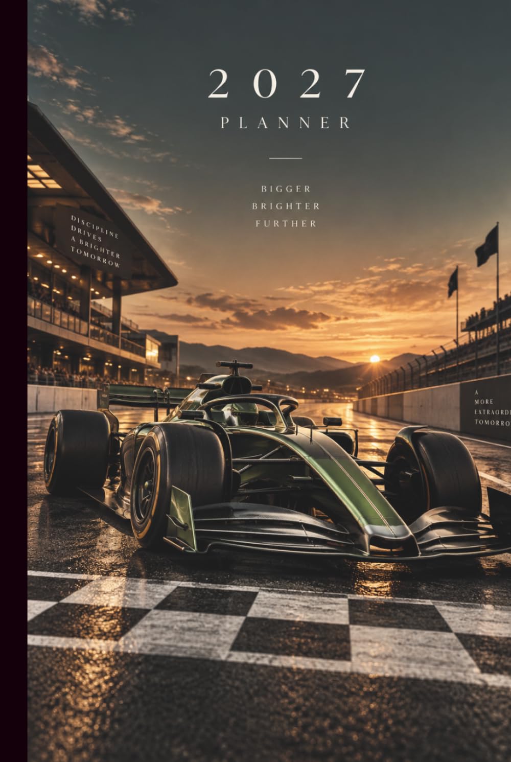 The ultimate 2027 Racing Planner - PREMIUM color hardcover first edition