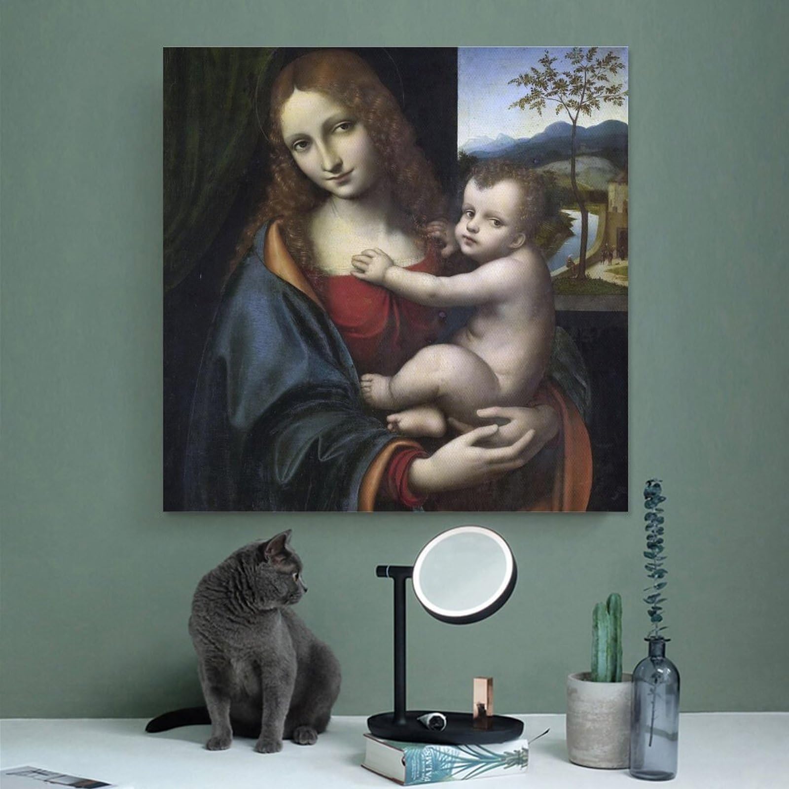 Amazon.co.jp: Leonardo Da Vinci レオナルド・ダ・ヴィンチ「マリアと