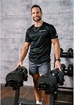 Nuobell Adjustable Dumbbell Stand - Dumbell rack for Nuobell dumbbells - Gym Army brand; Free weight dumbbell stand for men women - strength training and fitness (50lb and 80lb versions) - Matte Black (STAND ONLY - Dumbbells sold separately)
