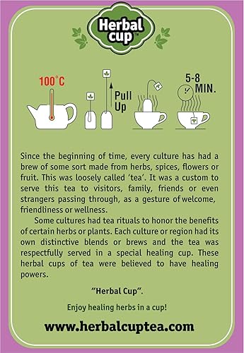 Miniatura 3 de Herbal Cup Ayurveda - Té para mujer, cúrcuma Shatavari orgánica, sin cafeína (cúrcuma Shatavari para mujer, 16 unidades (paquete de 1)