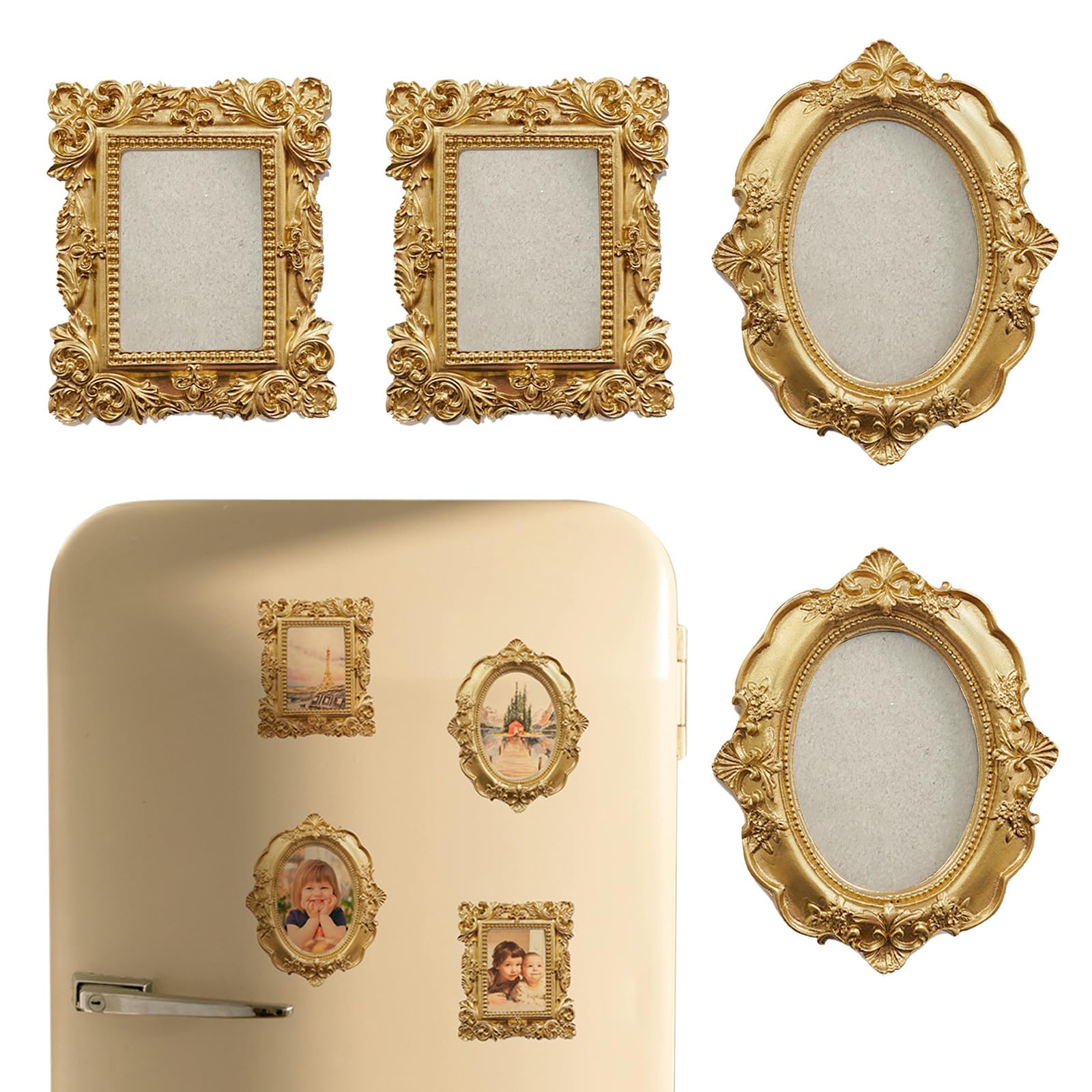 Amazon.com - NSdawali 4 Pcs Magnetic Picture Frames for