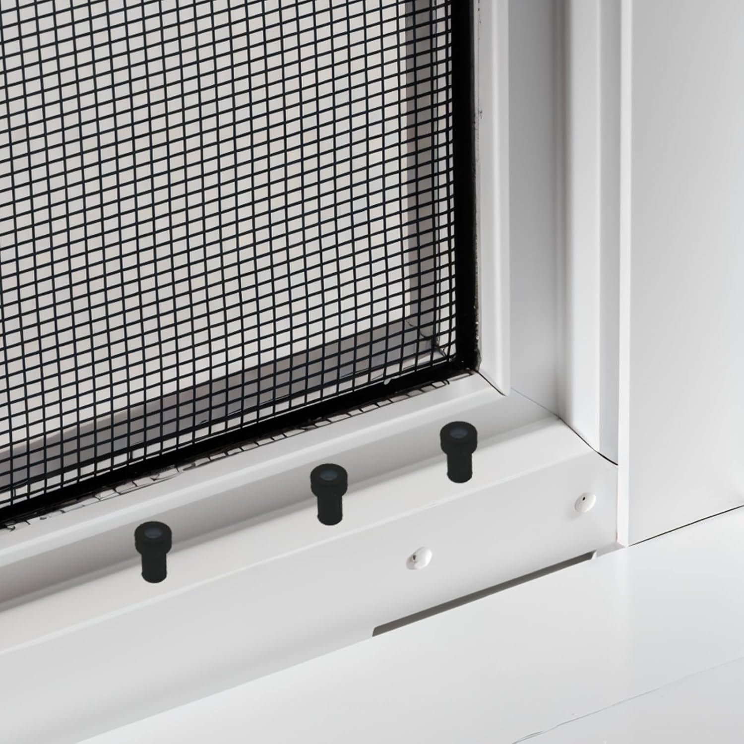 12 Pack Window Screen Plunger Pins, 5/32" X 1-1/2" Stainless Steel Window Screen Plunger Latches with Caps, Replacement Windows Screens Clips Retainer Pins for Securing Windows Screens in Place