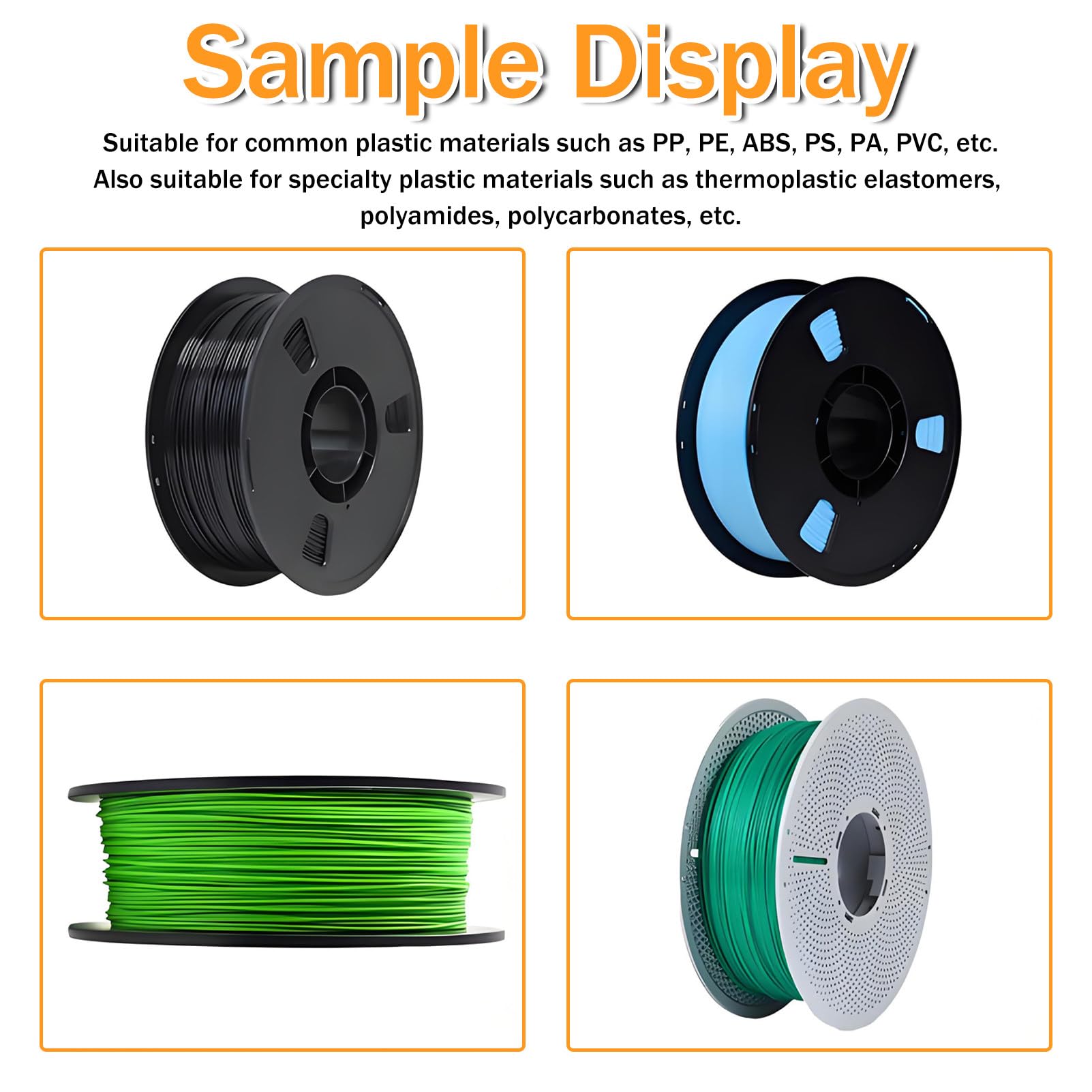 Efficiente estrusore e riciclatore di filamenti 2 in 1 per stampanti 3D. Crea e ricicla Il Tuo filamento PLA, ABS, PVA a velocità Regolabili. Wirewindingmachine