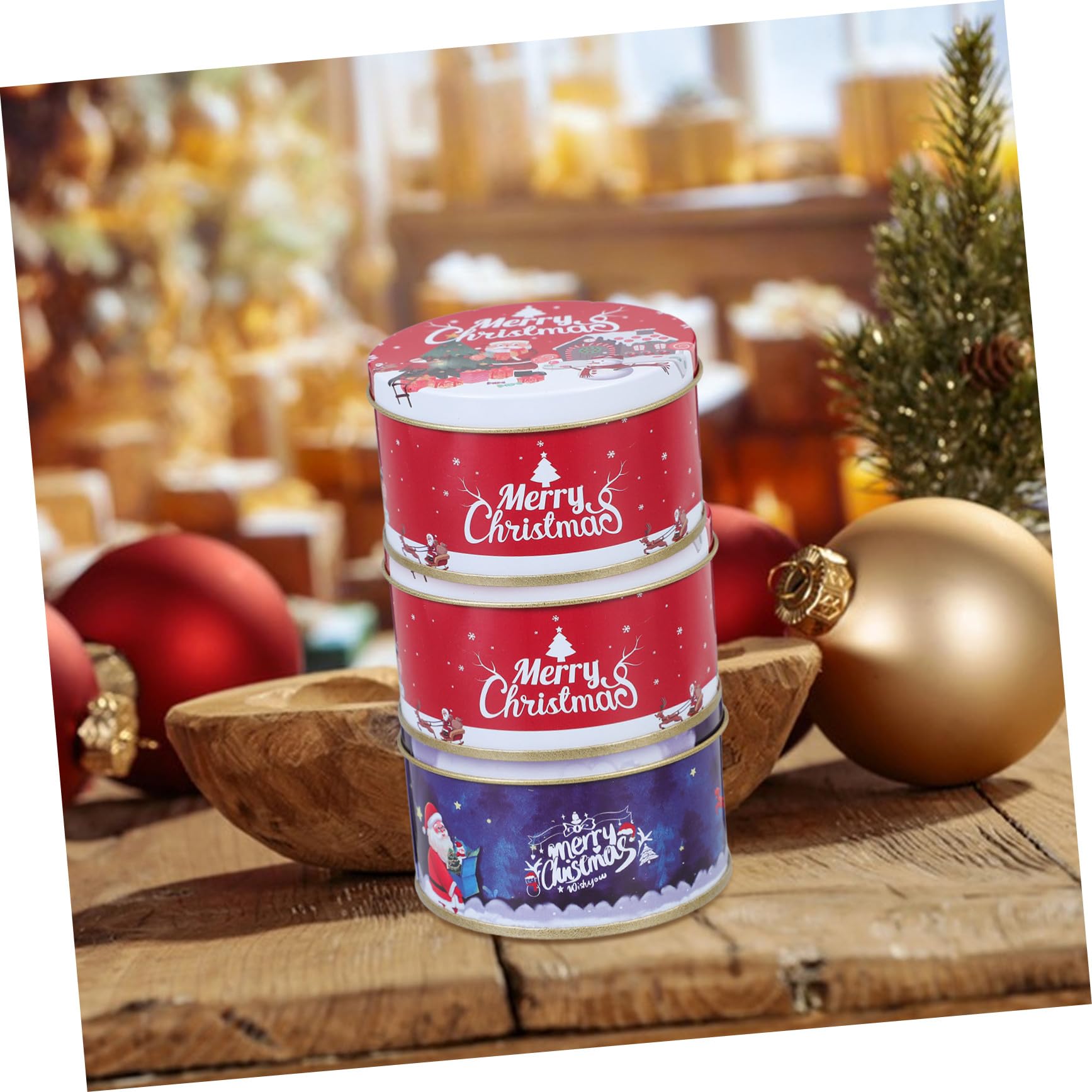12 Pezzi Natalizie Miniature in Resistenti per Caramelle Biscotti e Cioccolato Decorazioni Natalizie Colorate per Festa e Casa