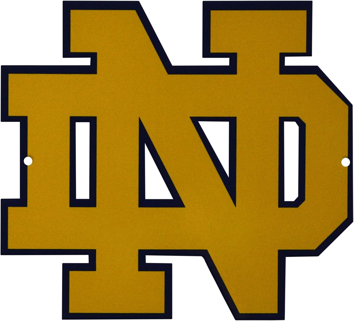 Notre Dame Fig Irish Laser Cut Steel Logo Spirit Size Authentic Street Signs 12"