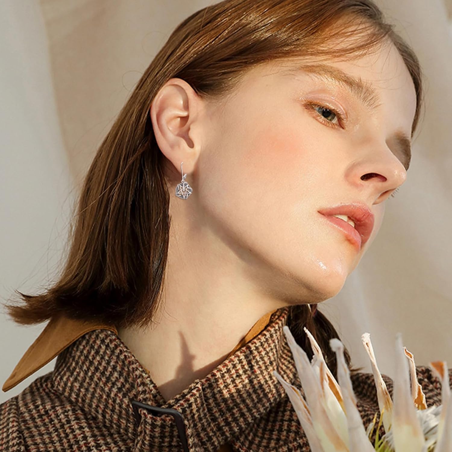 Snake Earrings for Women Men 925 Sterling Silver Vintage Snake Drop Earrings Pagan Amulet Jewelry Gifts for Women Men - Image 4