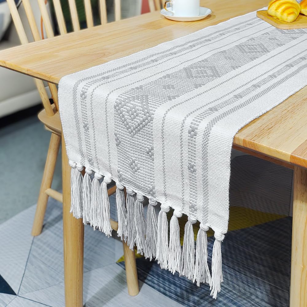 Serviette de table à thé en coton lin gris pour repas de fête de 350cm