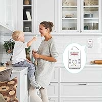 Vista 8 de Detector de gas natural de alta precisión y alarma combustible, Plug and Play con tecnología avanzada de chip, alarma de 85 dB para metano, propano