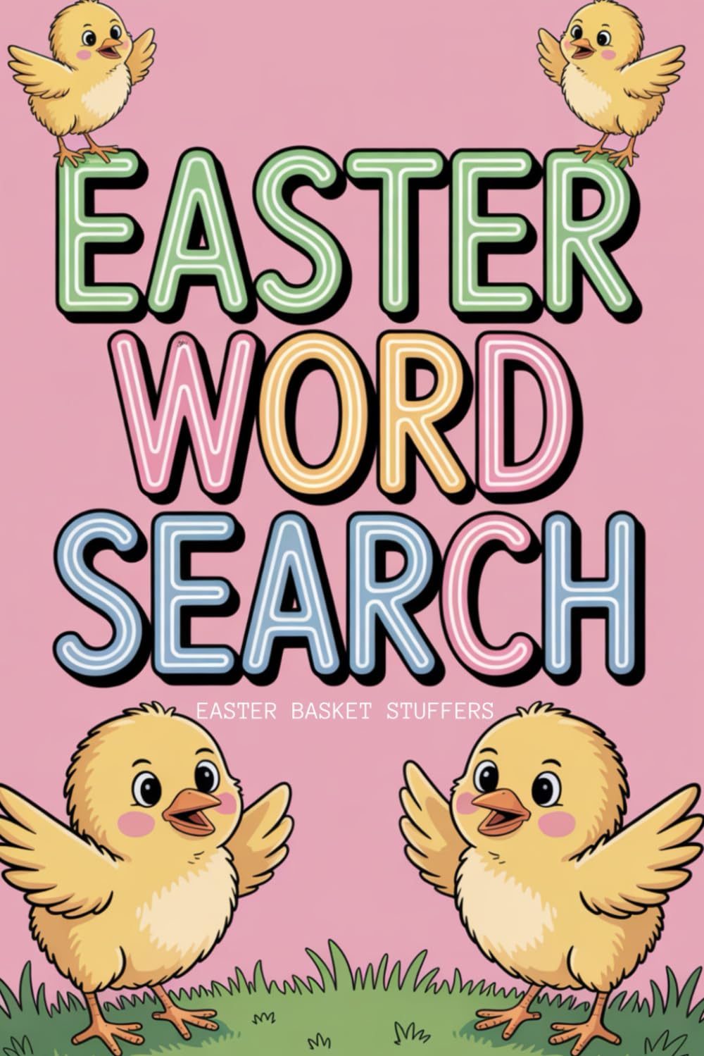 Easter Basket Stuffers: Word Search Book for Adults: Relaxing Puzzle Book for Men and Women with Answers