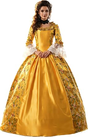 CountryWomen Womens Victorian Vintage Rococo Ball Gown Masquerade Dress