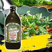 Vista 6 de Mantova Golden Italian Extra Virgin Olive Oil - Premium Cold-Pressed Olive Oil for Cooking, Drizzling, and Dipping, Authentic Italian Quality