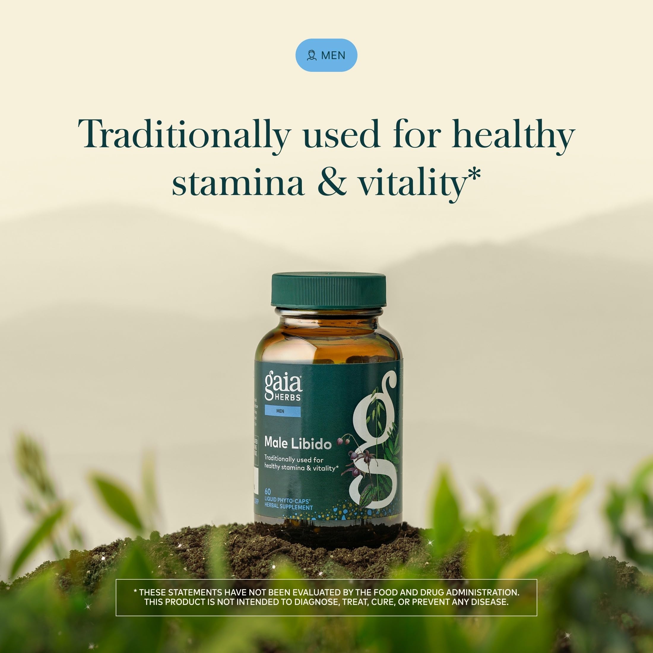 Gaia Herbs Male Libido, 60 Vegan Capsules, 60 Servings — Amazon image 3