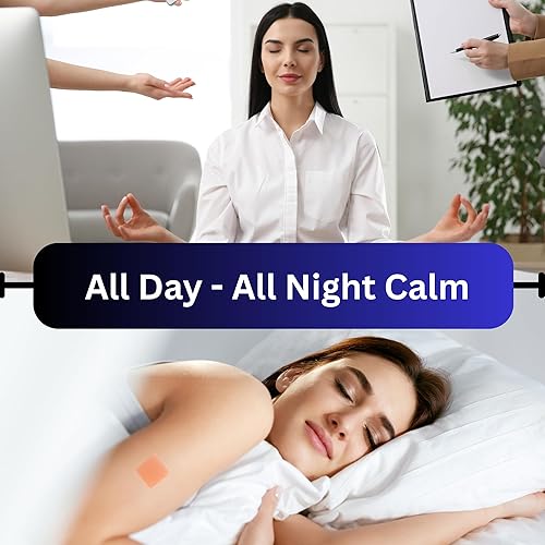 Miniatura 4 de Live To Shine Paquete de parches para dormir y aliviar el estrés – Melatonina GABA + Parches para relajarse y relajarse – Premium hecho en Estados