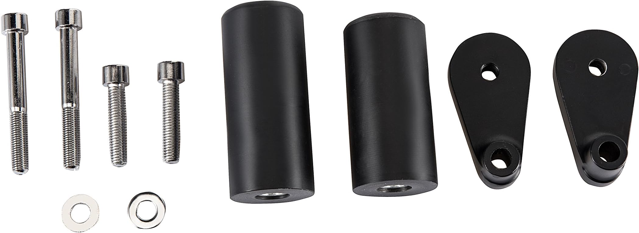 Radracing YZF R1 Frame Sliders Crash Protectors Kit for Yamaha YZF-R1 RN13 RN15 RN20 2007 2008 Delrin Black