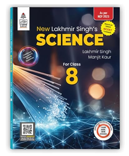 New Lakhmir Singh’s Science Class 8 – Science Activity Textbook | All-in-One Science (Physics, Chemistry & Biology) Practical Based Learning on NCERT Syllabus with Simple Explanation | MCQs, Objective & Subjective Type Questions | Students’ Learning & Exam Preparation 2026–27