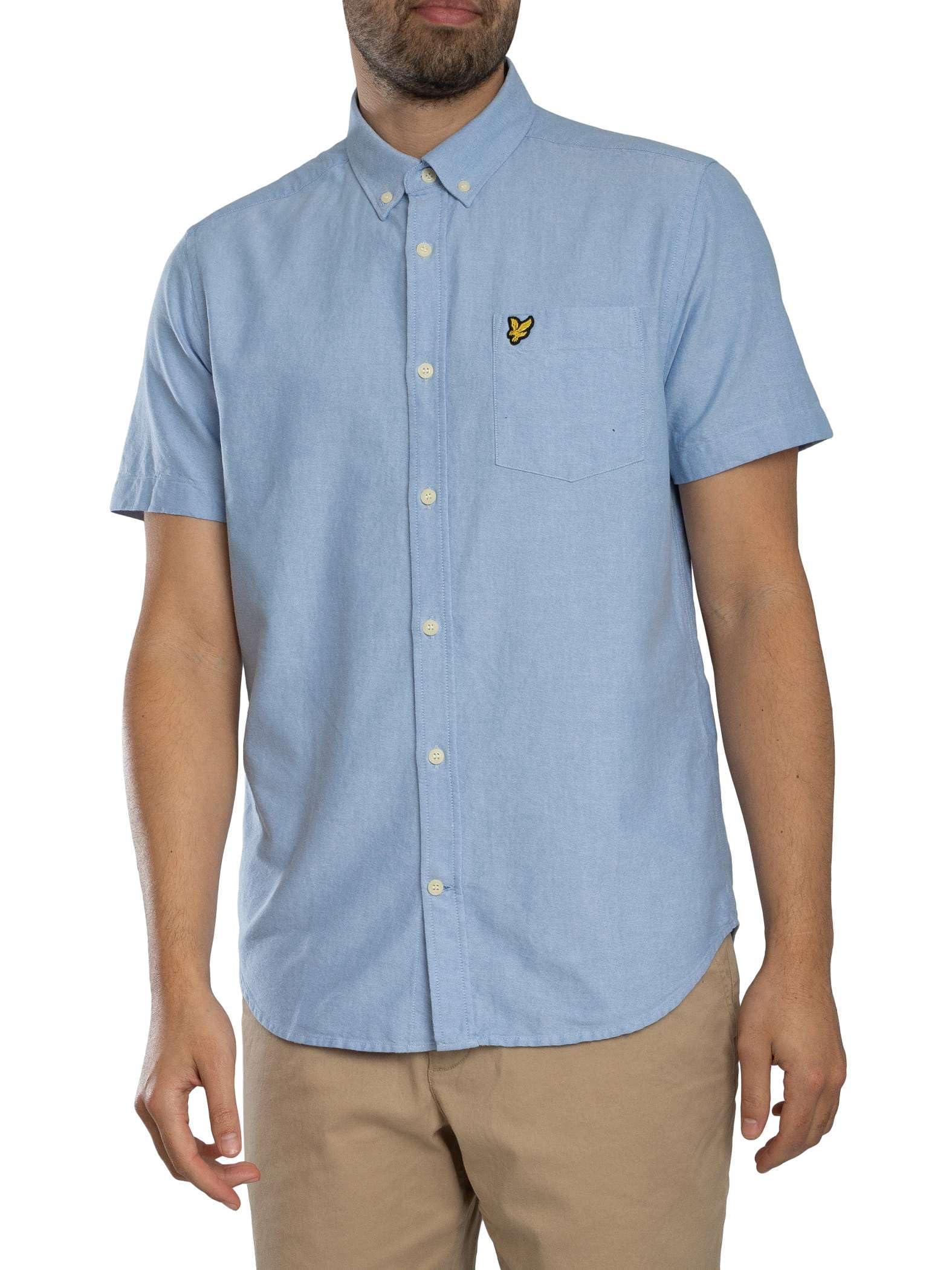 Lyle & Scott Men's X41 Riviera Ss Woven Shirts Short Sleeve Oxford Shirt Xl