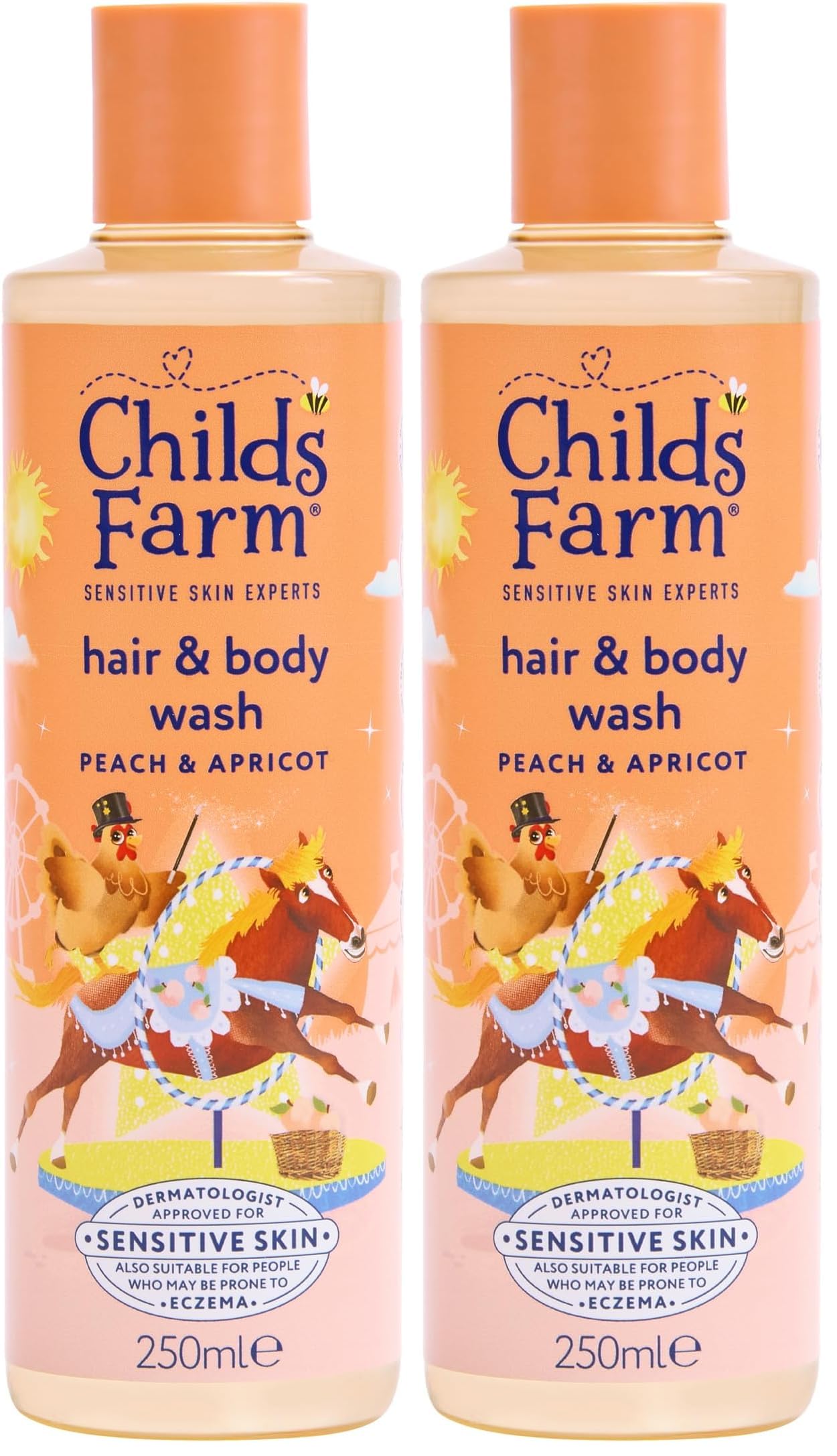 Childs Farm Kids Hair & Body Wash, Blackberry & Apple | Tear-free, Gently Cleanses | Suitable for Dry, Sensitive Skin, 250ml — view 13