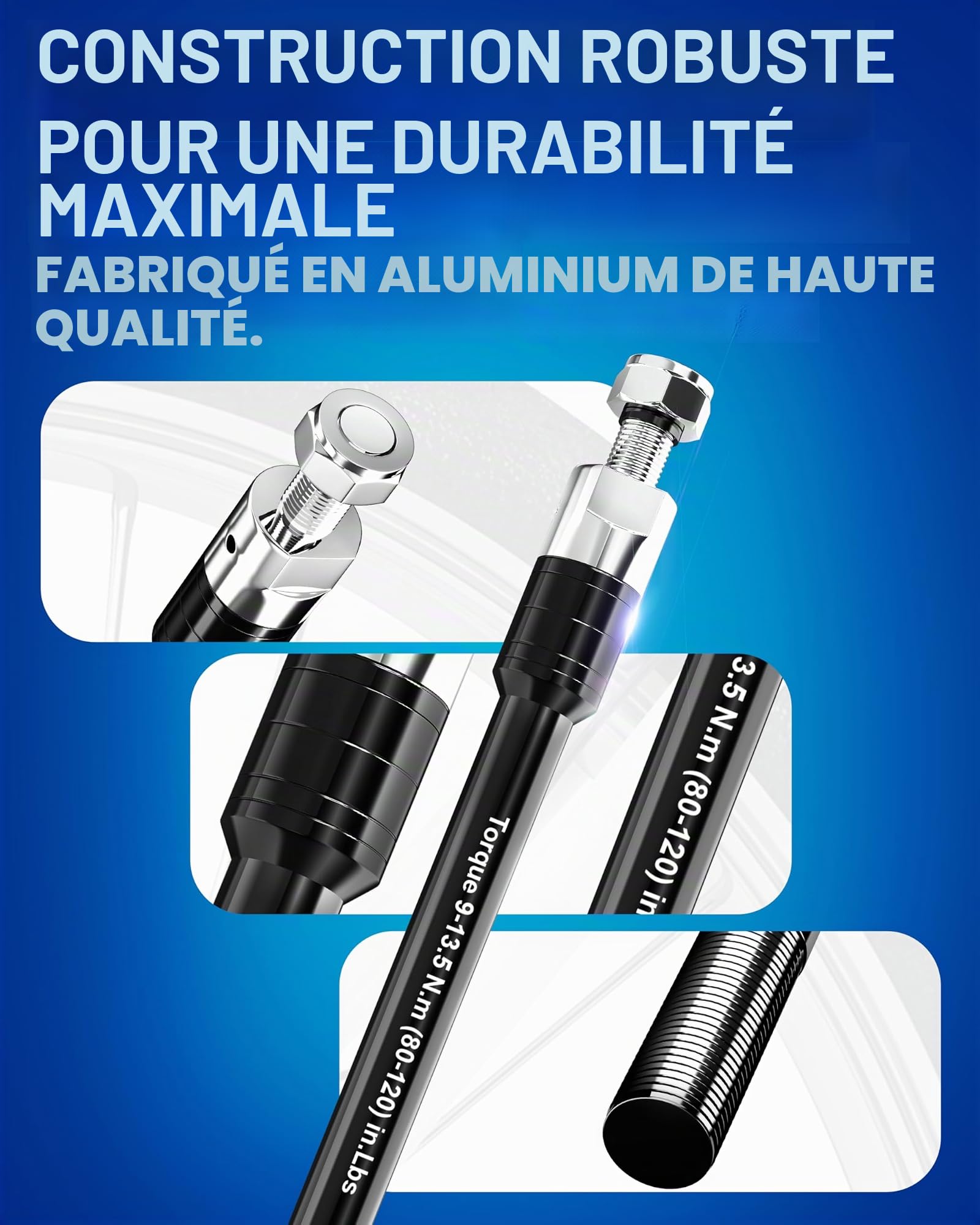 Axe enfichable pour remorque de vélo - Adaptateur M12 pour toutes les longueurs - Embrayage de remorque de vélo - Adaptateur d'axe de vélo (M12 x 1,75)