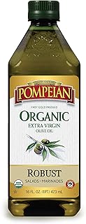 Sponsored Ad - Pompeian USDA Organic Robust Extra Virgin Olive Oil, First Cold Pressed, Full-Bodied Flavor, Perfect for Sa...