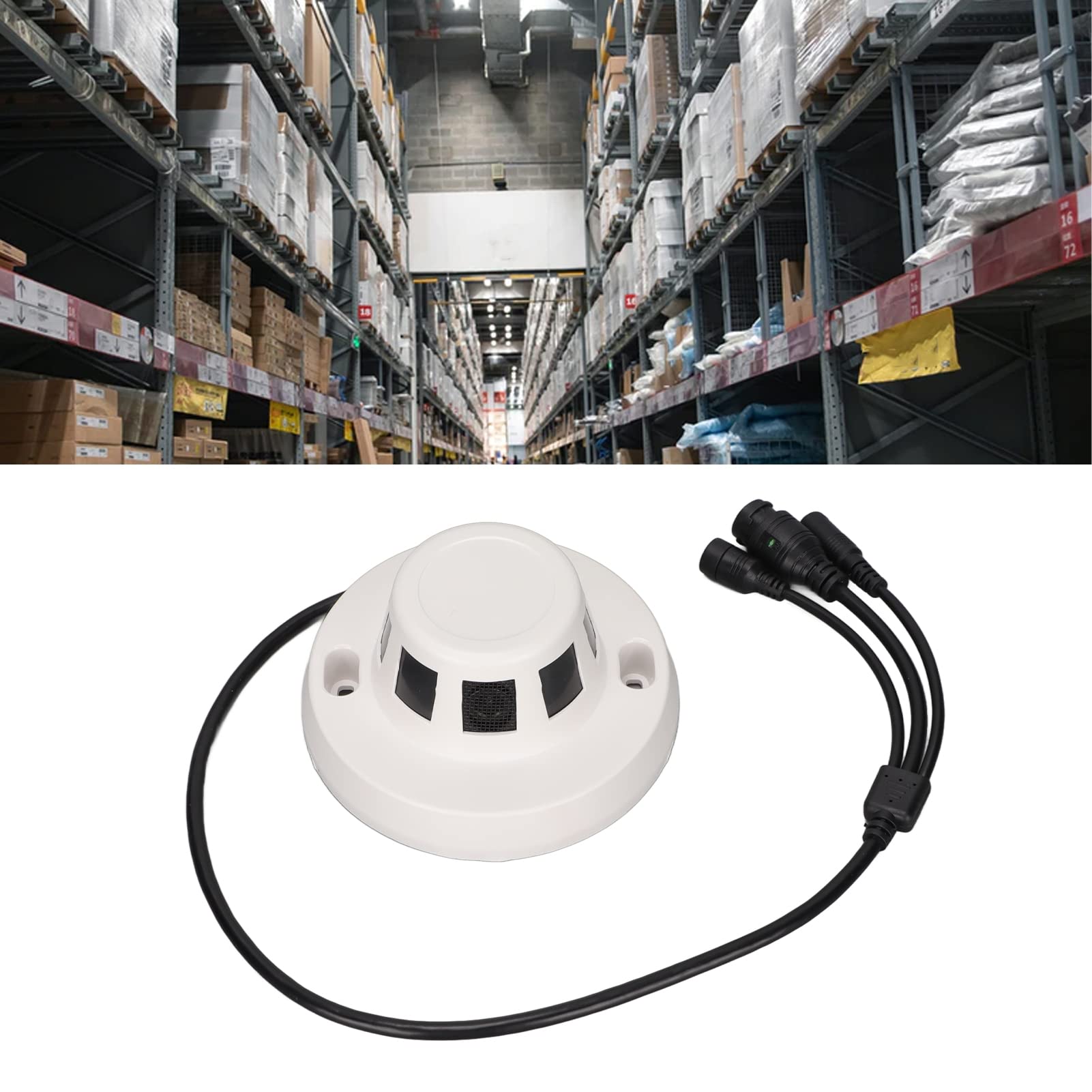 Bewinner Caméra Cachée Détecteur de Fumée HD 1080P WiFi sans Fil Petite Caméra Caméras Espion pour la Sécurité à Domicile Nanny Cams