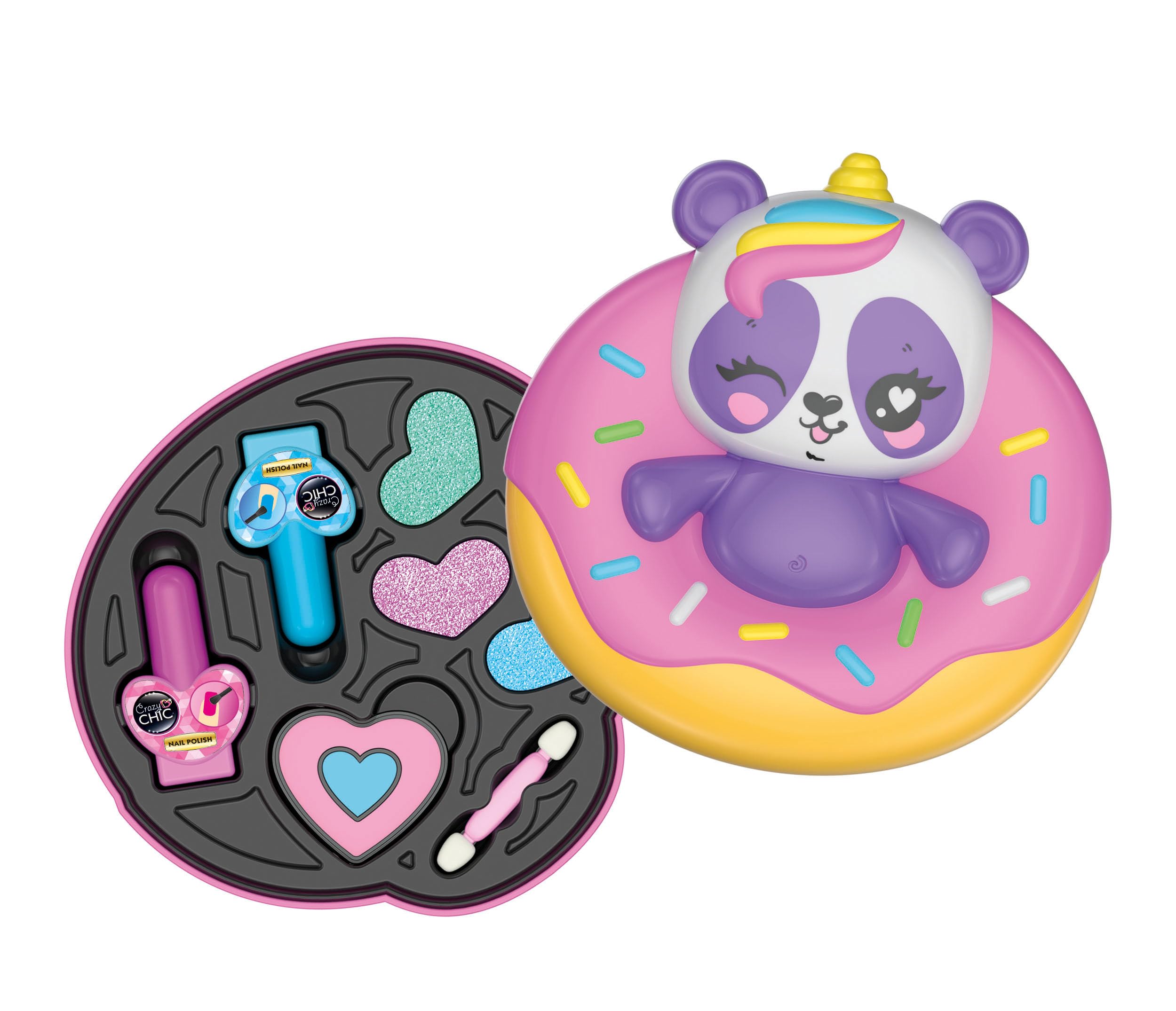 Clementoni Make-Up, Crazy Chic, Lovely Makeup Panda, Children Make Up Sets, Cosmetics for Teenager Make Up For Girls Age 6 - Image 2