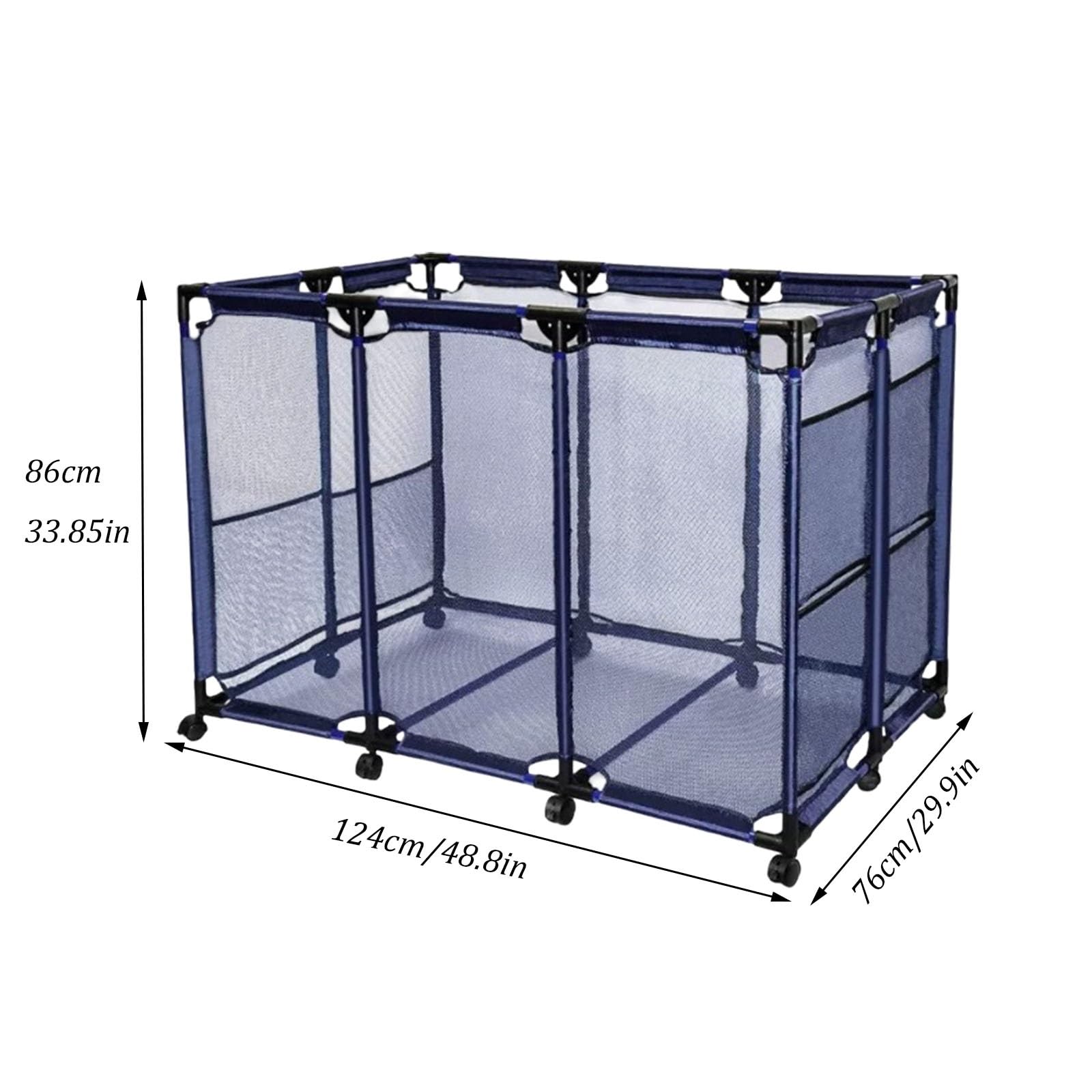 Carrello portaoggetti per salvagenti e gonfiabili da piscina, robusto contenitore da esterno con ruote e cestello in rete per asciugamani, indumenti e accessori