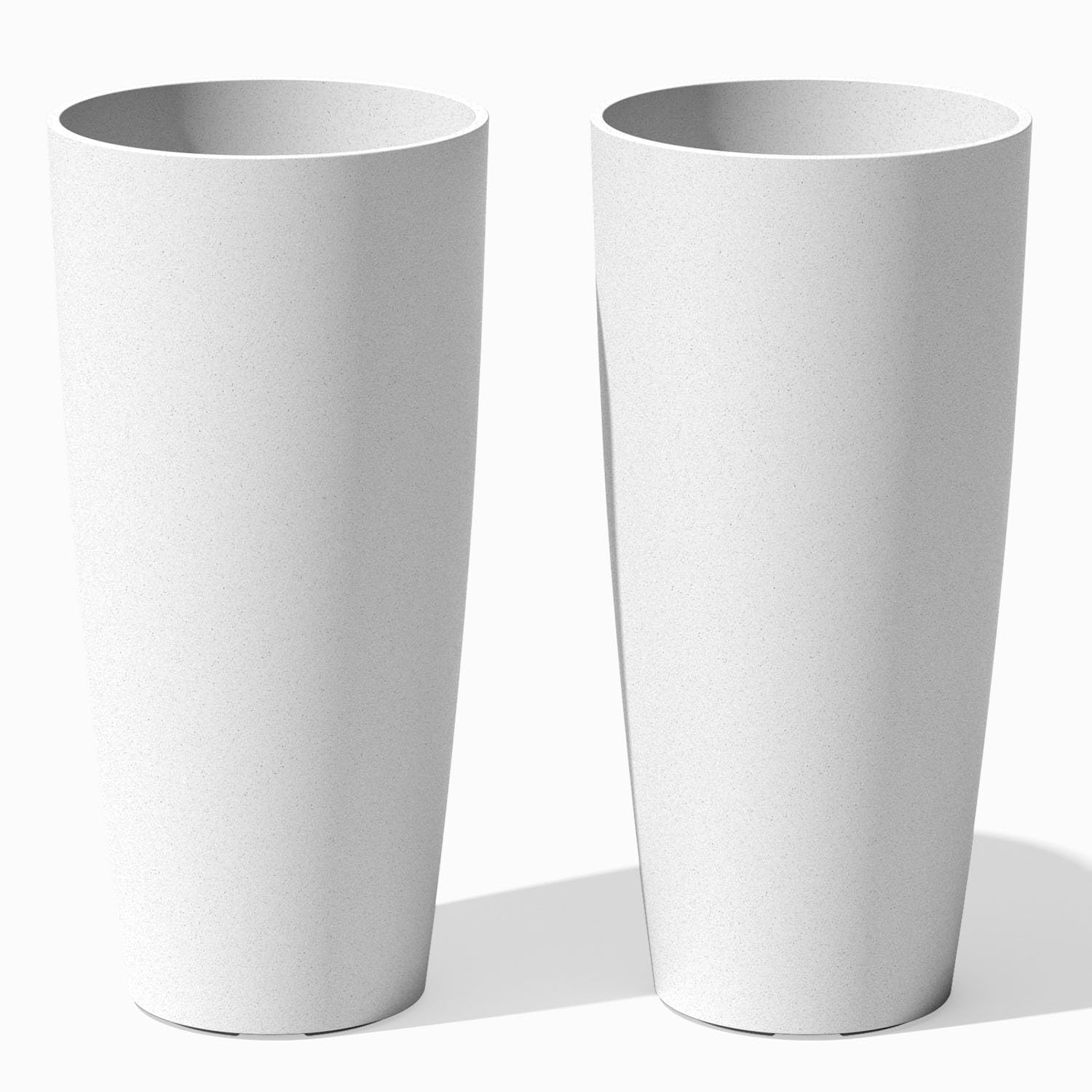 Veradek Mason Series Vega Planter 28 Inch White